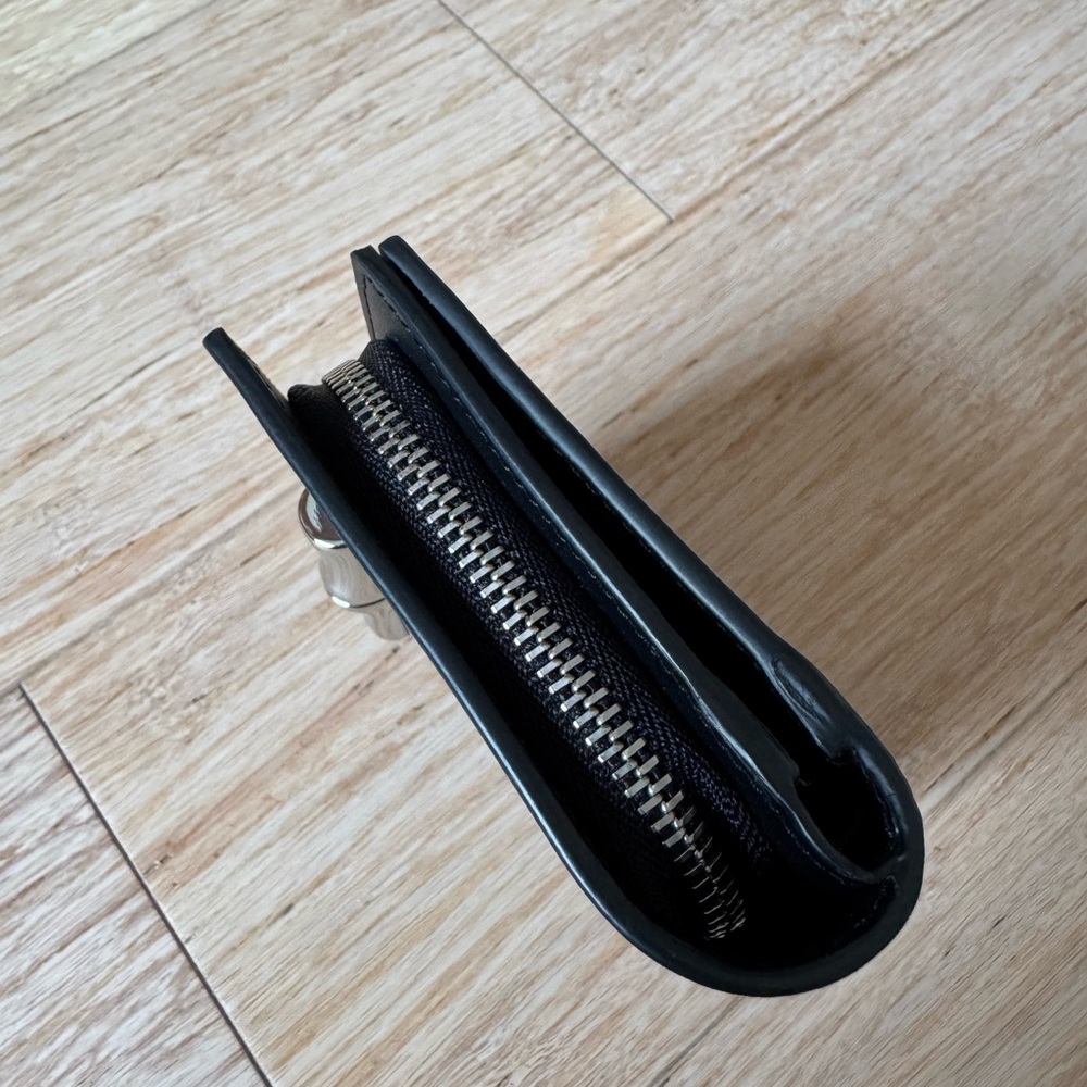 Longchamp Le Roseau Wallet in Black - Picture 8 of 9